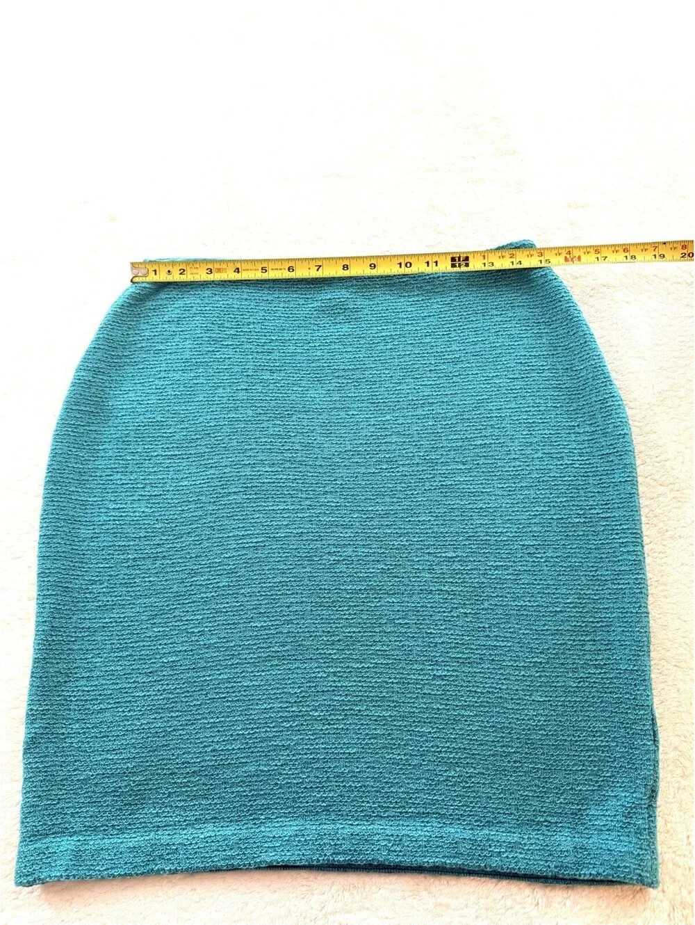St. John Women’s 2 Piece Teal Skirt Set Knit Skirt Sz 8 Satin Top Sz 4